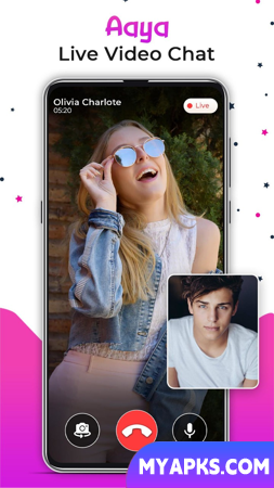 Aaya- Live video call