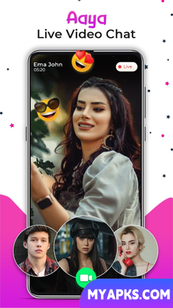 Aaya- Live video call