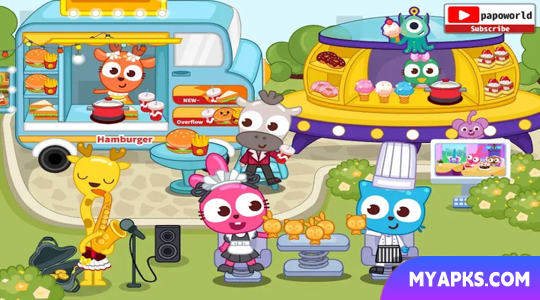 Bubble Town Restaurant - Jogo de gerenciamento de culinária de alimentos