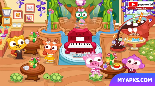Bubble Town Restaurant - Jogo de gerenciamento de culinária de alimentos