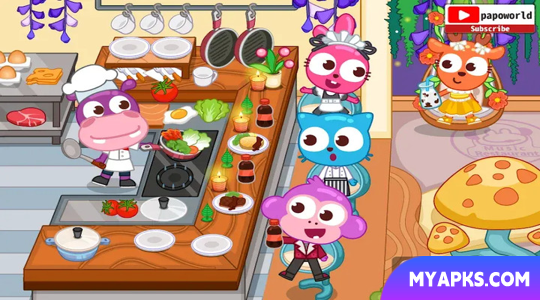 Bubble Town Restaurant - Jogo de gerenciamento de culinária de alimentos