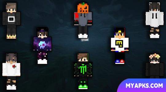 Boy skins for Minecraft PE