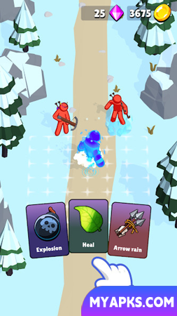Batalha épica de dados Stickman