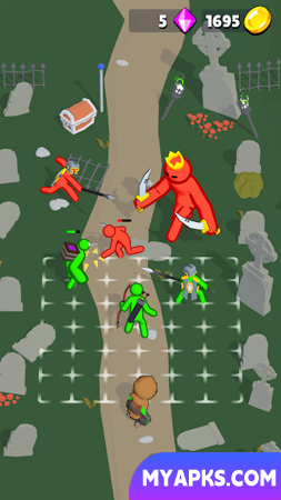 Batalha épica de dados Stickman