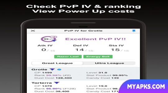 Poke Genie - Batalhas de Grupo à Distância, Calculadora IV, Guia PvP