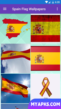 Spain Flag Wallpaper: Flags C