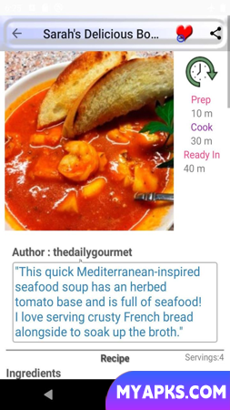 Sauce cuisine: salsa recipe