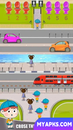 Toilet Rush Race: Puzzle Game