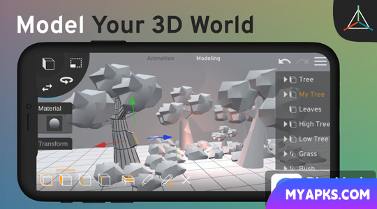 Prisma3D - Modeling Animation