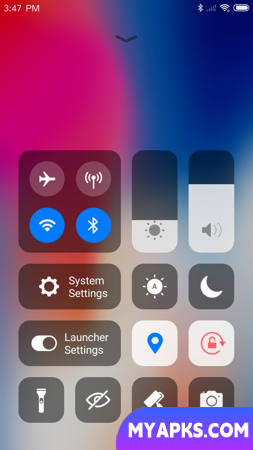 Área de trabalho iLauncher: área de trabalho com tema IOS13 fácil de usar