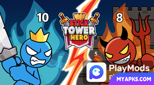 Stick Tower Hero War