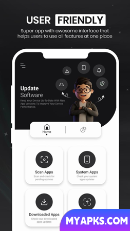 Software de atualização de celular