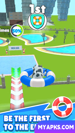 Aquapark.io - Parque Aquático - Slide Racing