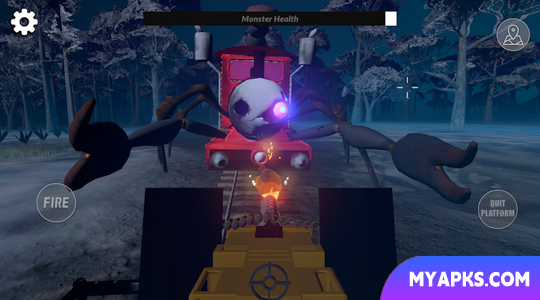 Scary Spider Train Survival 1