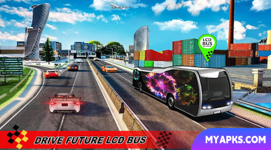 LCD Future Bus Driving Simulator: Bus Games 2019