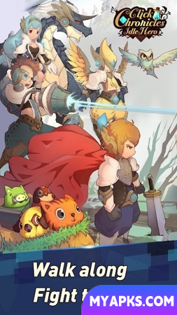 Click Legend: Expedição de aventura de heróis ociosos