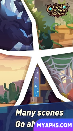 Click Legend: Expedição de aventura de heróis ociosos