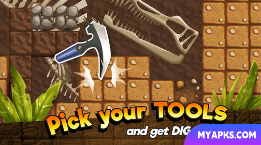 Dino Quest: Dig Dinosaur Game