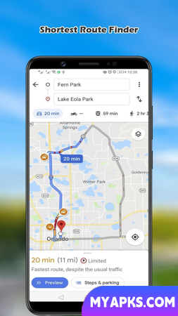 Navigation GPS Route finder