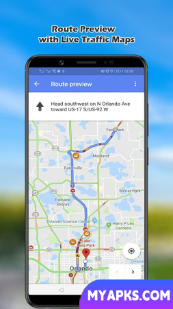 Navigation GPS Route finder