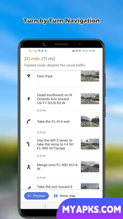 Navigation GPS Route finder