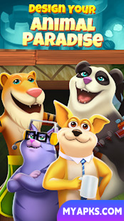 Animal Cove: Solve Puzzles & Design Your Island