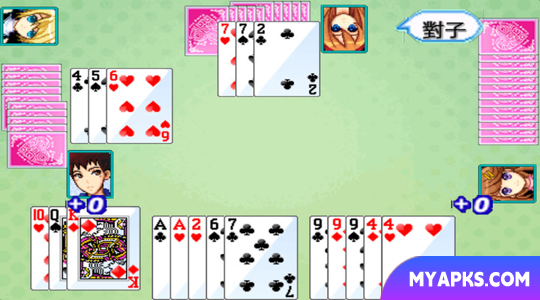 Cute Girlish 13 Poker