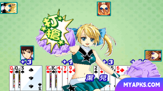 Cute Girlish 13 Poker