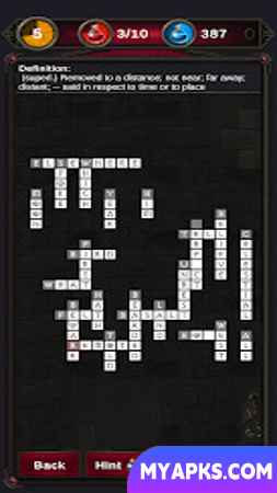 Gothic Crossword - Hero Story RPG