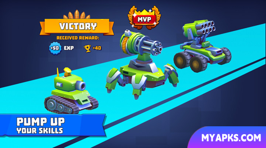 Tank Battle - batalha multijogador online em tempo real