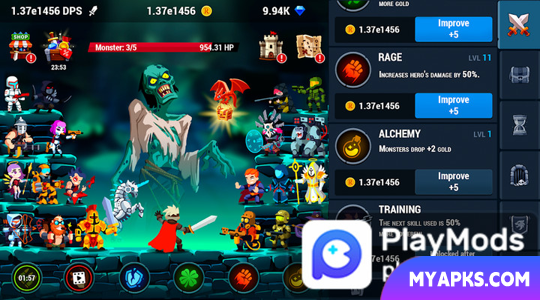 Monsters Crush: Tap-Tap Games