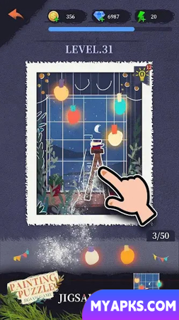 Painting puzzle : Jigsaw game