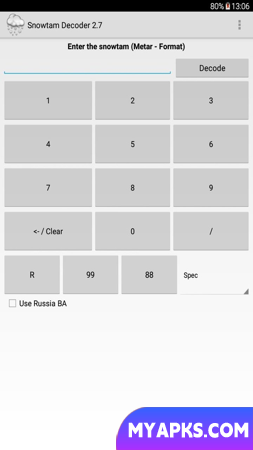 Snowtam Decoder