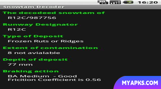 Snowtam Decoder