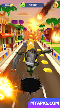 Subway Ninja Heroes Turtles