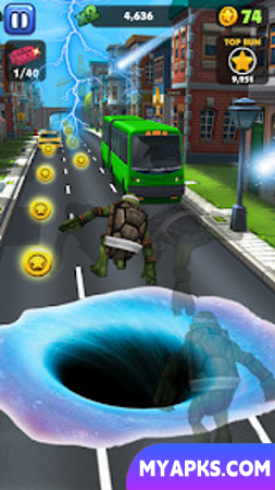 Subway Ninja Heroes Turtles