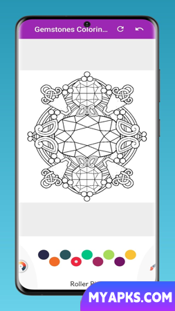 Livro para colorir de joias