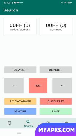 IR Code Finder NEC protocol