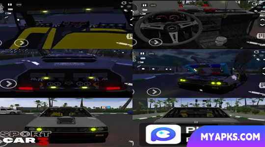 Sport car 3 : Taxi & Police - drive simulator