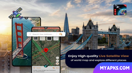 Live Satellite View - GPS Navigation & Earth Map