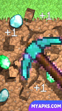 PickCrafter - Jogo de criação de picareta ociosa para mineração de Minecraft