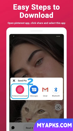Downloader de vídeo e GIF do Pinterest
