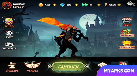 Shadow Warriors: jogo de luta Stickman Warriors