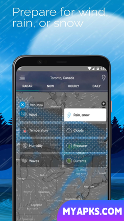 Radar Meteorológico — Tempo e Widget