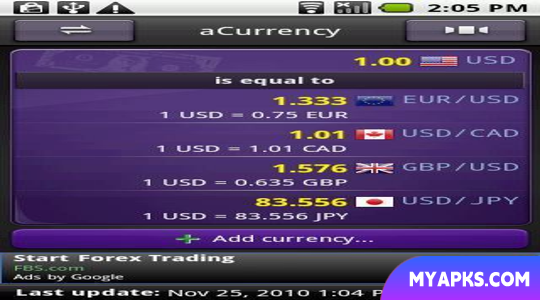 aCurrency (exchange rate)