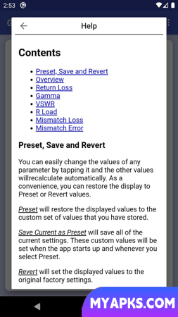 Gamma Master - RF Calculator
