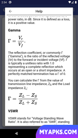 Gamma Master - RF Calculator