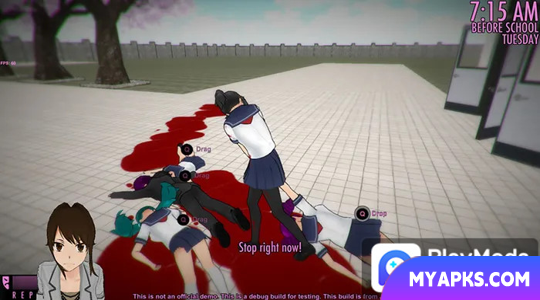 Yandere Simulator: Crime in the school