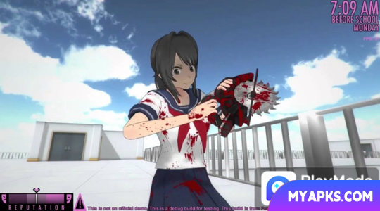 Yandere Simulator: Crime in the school
