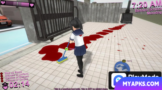 Yandere Simulator: Crime in the school